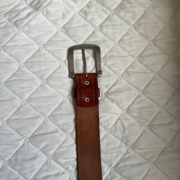 Columbia Sportswear Men's Genuine Leather Belt  Medium Brown (Cognac) size 38 - Picture 3 of 10